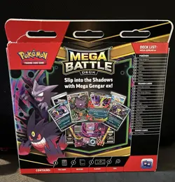 Pokemon TCG Mega Gengar Ex Battle Deck Factory Sealed 2025 New Trading Cards - Image 4