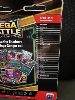 Pokemon TCG Mega Gengar Ex Battle Deck Factory Sealed 2025 New Trading Cards - Image 5
