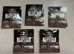 Set Of 5 Magic the Gathering Card Game Mana Logo Metal Enamel Pins NEW UNUSED - Image 2