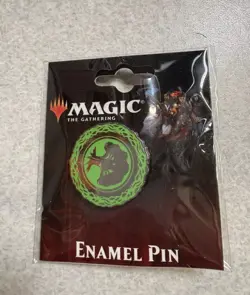 Set Of 5 Magic the Gathering Card Game Mana Logo Metal Enamel Pins NEW UNUSED - Image 3