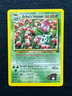 Erika's Ivysaur 41/132 Gym Challenge Regular Pokemon Card - Image 1
