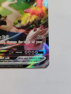 Pokemon TCG Snorlax VMAX Holo Ultra Rare Card Sword & Shield Base Set 142/202 - Image 4