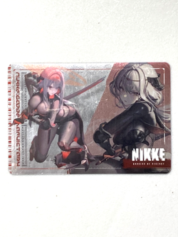 Guren - Goddess of Victory: Nikke Silver Plastic Card - Image 1