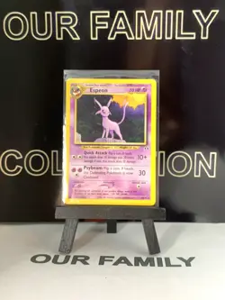 Pokemon card Neo Discovery Espeon Rare Card 20/75 NM - Image 1