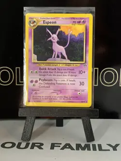Pokemon card Neo Discovery Espeon Rare Card 20/75 NM - Image 2