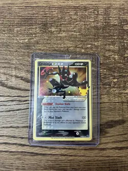 Pokemon TCG Greninja Gold Star SWSH144 Celebrations Black Star Promo Card Sealed - Image 1