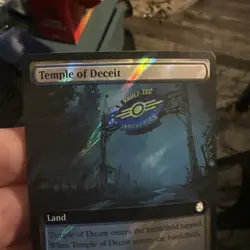Temple of Deceit (Extended Art) (Surge Foil) Fallout MTG R - Image 5