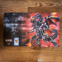 YuGiOh Playmat Scarred Red Dragon Archfiend TCG CCG Pad Trading Card Game Mat - Image 1