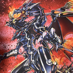 YuGiOh Playmat Scarred Red Dragon Archfiend TCG CCG Pad Trading Card Game Mat - Image 3