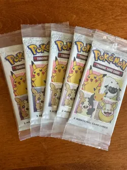 x1 SEALED 25th Anniversary General Mills Pokemon Cereal 3 Card Booster Pack - Image 1