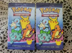 2x Pokemon 25th Anniversary McDonalds Special Promo Sealed Card Pack Free Ship! - Image 1