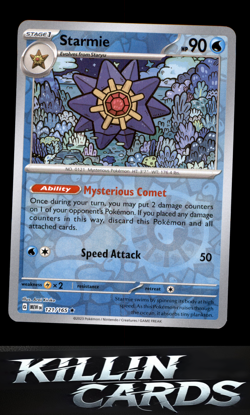Reverse Holofoil Starmie 121/165 Pokemon Rare SV: Scarlet & Violet 151 Card NM - Image 1