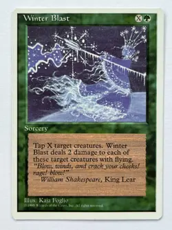 Winter Blast - 4th Edition - Magic: The Gathering - MtG - Image 1