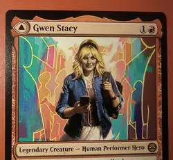 MTG: SPIDER-MAN, GWEN STACY / / GHOST SPIDER, 0078, REGULAR, MYTHIC, NM, SPM - Image 2