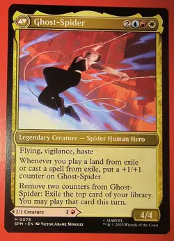 MTG: SPIDER-MAN, GWEN STACY / / GHOST SPIDER, 0078, REGULAR, MYTHIC, NM, SPM - Image 3