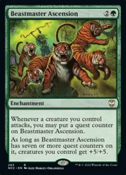 1x Beastmaster Ascension Heavy Play MTG Magic - Kid Icarus - - Image 1