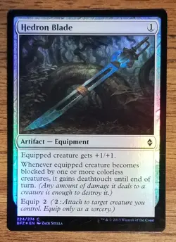 2015 MTG: Hedron Blade Foil English - Battle for Zendikar (BFZ) - See Pics - Image 1