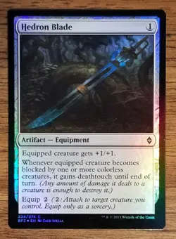 2015 MTG: Hedron Blade Foil English - Battle for Zendikar (BFZ) - See Pics - Image 4