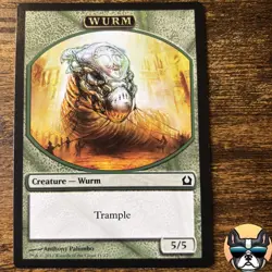 Magic the Gathering MTG- Wurm Token- LP- 11/12- Return to Ravnica - Image 1