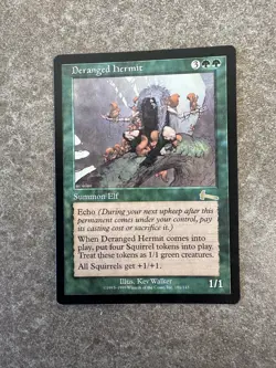 Magic The Gathering MTG Deranged Hermit - Urza's Legacy NM Unplayed - Image 1