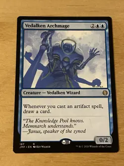 MTG - Vedalken Archmage - 187 - Jumpstart (JMP) - NM - Image 1