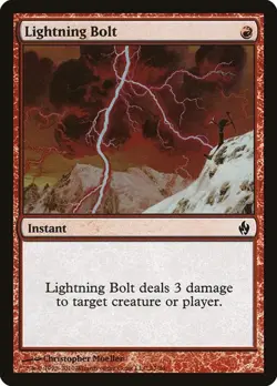 Lightning Bolt - Foil Premium Deck Series: Fire and Lightning MP MTG - Image 1