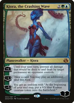 Kiora, the Crashing Wave - Foil Duel Decks: Elspeth vs. Kiora MP MTG - Image 1