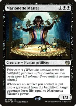 Marionette Master - Foil Prerelease Promo Kaladesh MP MTG - Image 1