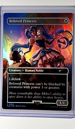 2024 MTG Magic the Gathering Secret Lair Anime Rainbow Foil 804 Beloved Princess - Image 1