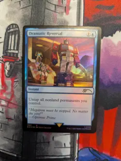 Dramatic Reversal FOIL Transfmormers Secret Lair LP | Magic the Gathering - Image 1