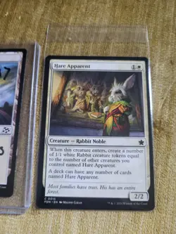 1x MTG Hare Apparent #0015 Foundations NM Magic the Gathering - Image 1