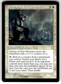 Scholar of New Horizons (Retro Frame) Commander: the Brothers' War MTG - Image 1