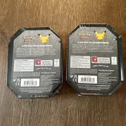 Pokemon Celebrations Tin Set - Dark Sylveon & Lance’s Charizard - Sealed - Image 2