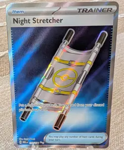 Night Stretcher 173/132 Ultra Rare Trainer Full Art - Pokemon Mega Evolution NM - Image 1