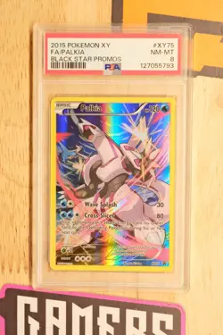2015 POKEMON BLACK STAR PROMO PALKIA #XY75 PSA 8 NM #117652804 - Image 1