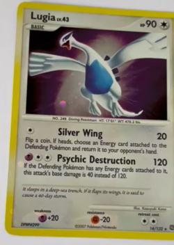 Pokemon TCG Lugia Holo Rare (14/132) Secret Wonders 2007 - Near Mint - Image 2