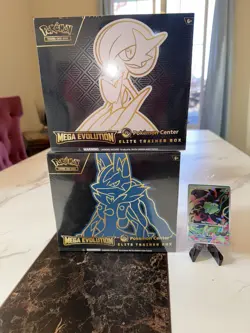 Pokemon TCG Mega Evolution Pokemon Center Elite Trainer Box ETB Set Of 2 Sealed - Image 1
