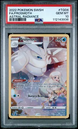 2022 Pokemon Swsh FA/Frosmoth TG04/TG30 Astral Radiance PSA 10 Gem Mint - Image 1