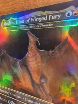 [1x] Rodan, Titan of Winged Fury - Vadrok, Apex of Thunder - Foil LP Eng - Image 2