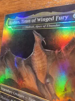 [1x] Rodan, Titan of Winged Fury - Vadrok, Apex of Thunder - Foil LP Eng - Image 3