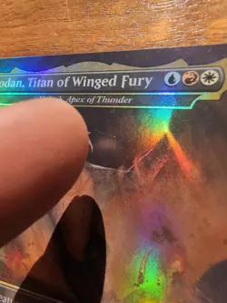 [1x] Rodan, Titan of Winged Fury - Vadrok, Apex of Thunder - Foil LP Eng - Image 4