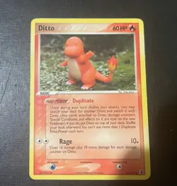 Ditto (Charmander) Ex Delta Species 37/113 - Non Holo - HP - Pokemon TCG - Image 1