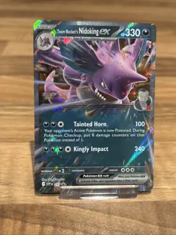 Pokemon TCG Black Star Promo: Team Rocket’s Nidoking ex SVP 217 - Near Mint - Image 1