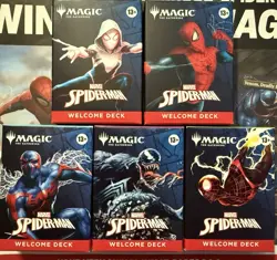 SDCC 2025 Magic The Gathering Marvel Spider-Man Complete Welcome Set of 5 Decks - Image 1
