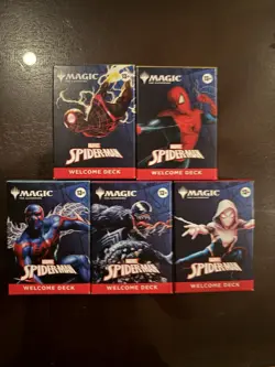 SDCC 2025 Magic The Gathering Marvel Spider-Man Complete Welcome Set of 5 Decks - Image 3
