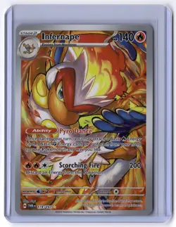 Infernape - 173/167 Illustration Rare Holo NM Pokemon SV06: Twilight Masquerade - Image 1