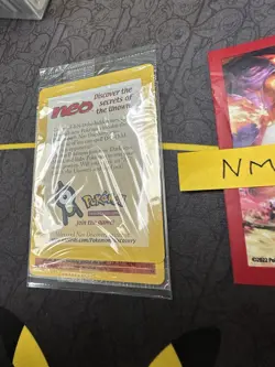 Pokemon Entei 34 Black Star Movie Promo Reverse Holo Rare Neo Sealed 120💎NM💎 - Image 3