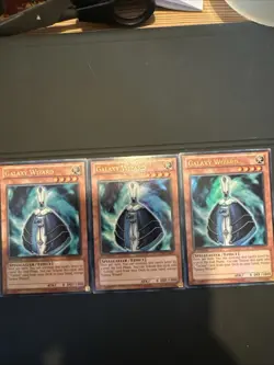 Yu-Gi-Oh 3x Galaxy Wizard ZTIN-EN011 Ultra Rare 1st Edition LP Playset - Image 1