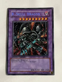Yugioh B. Skull Dragon BPT-006 Secret Rare Limited Edition HP Black Skull Dragon - Image 1