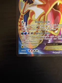 Pokemon Gyarados EX TCG Full Art Holo Ultra Rare Card 114/122 XY-Breakpoint NM - Image 5